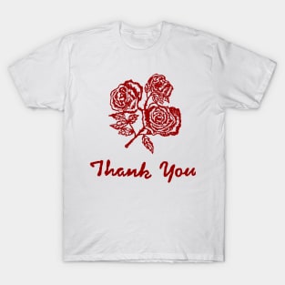 Thank You Gratitude 90s Retro Aesthetics T-Shirt